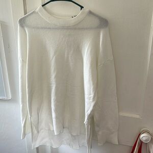 New white sweater